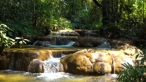 Waterfall, amazing light Stock-Footage 138752242