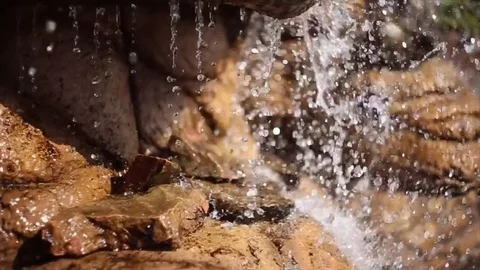 Waterfall among the rocks Stock-Footage 83690668