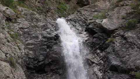 Waterfall among rocks 動画素材 138867668