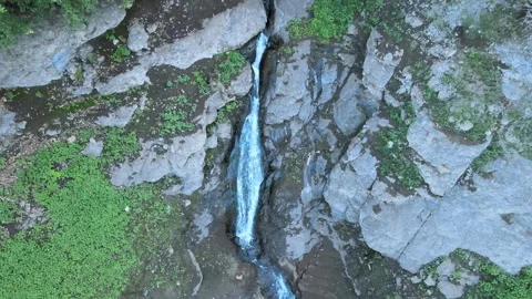Waterfall among rocks mountains Stock-Footage 240719770
