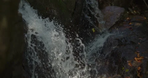 Waterfall among the rocks in Thailand Stock Footage 234869028