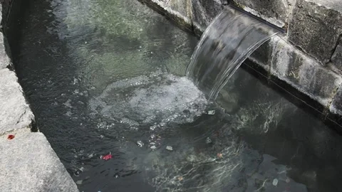 Waterfall and coins Stock Footage 153883885