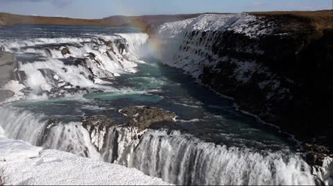 Waterfall and rambow HQ Vidéo 24890623