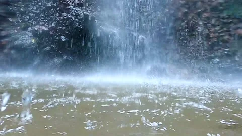 Waterfall and river bed Stock Footage 151878780