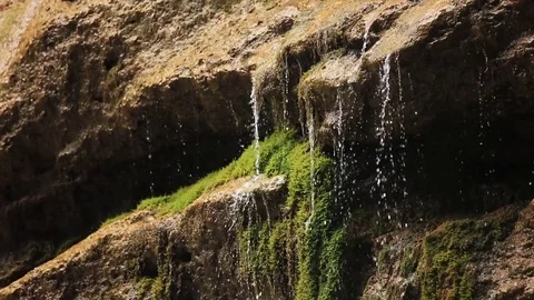 Waterfall and rocks Stock Footage 79248875
