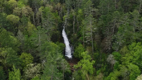 Waterfall Ariel Stock Footage 128784578