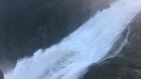 Waterfall in Austria Stock Footage 161788007