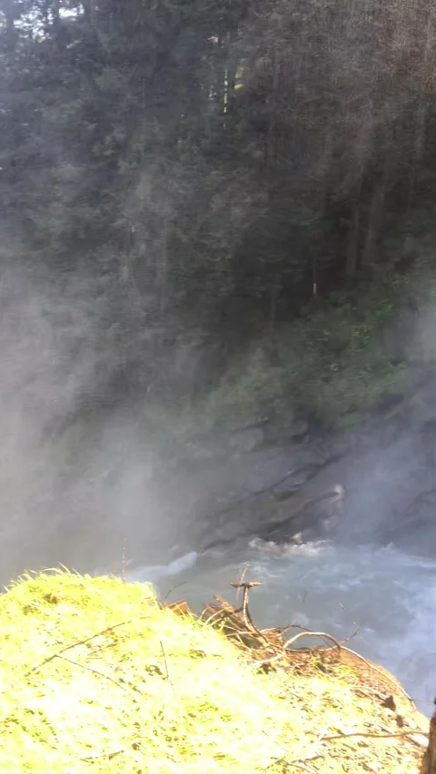 Waterfall in Austria Stock Footage 161788015