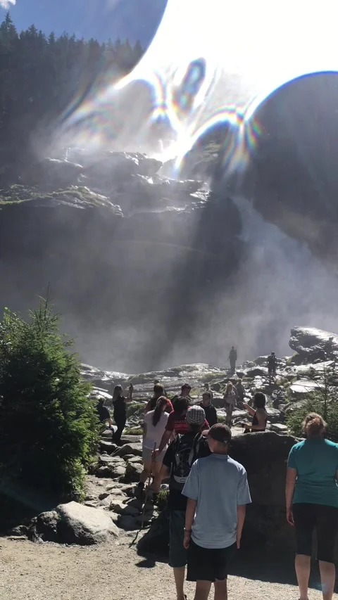 Waterfall in Austria Stock Footage 161788022