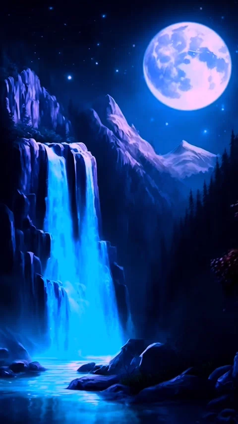 Waterfall in autumn Stock Footage 254906825