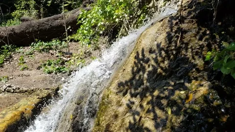 Waterfall in Aymerich Park Stock Footage 202087810