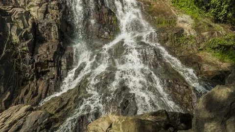 Waterfall background loop Stock Footage 197366271