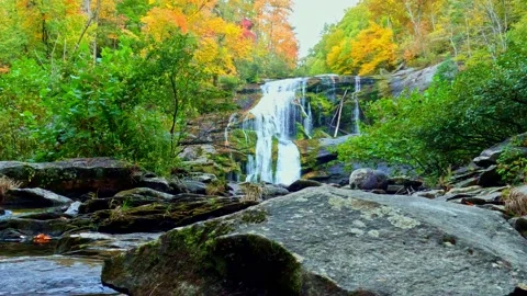 Waterfall Bald River Falls Stock Footage 219192429