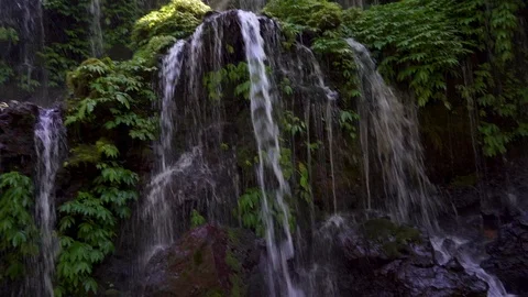 Waterfall Bali Stock Footage 125505499