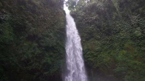 Waterfall in bali Stock Footage 207976729