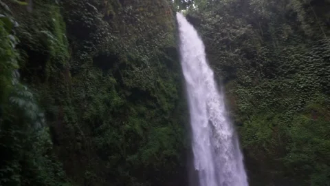 Waterfall in bali Stock Footage 207976731