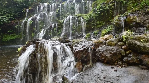 Waterfall Bali – Indonesia Vídeos de archivo 117705780