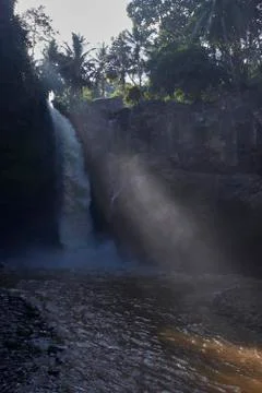 Waterfall Bali Indonesia Stock Photos