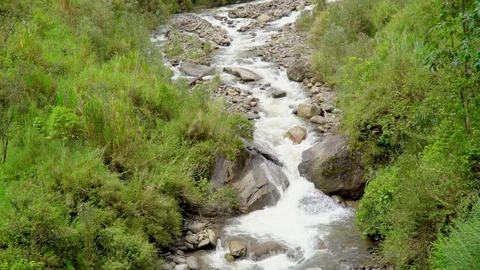 Waterfall Banos, Ecuador Stock Footage 72476439