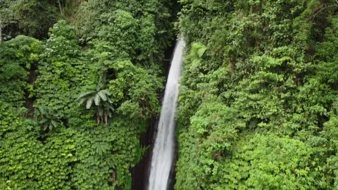 Waterfall base ascend take 2 Stock Footage 329881168