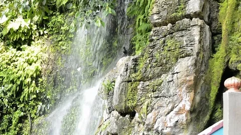 Waterfall Batu Caves Video stock 106442180