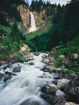 Waterfall beautiful Stock Photos