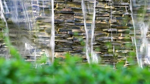 The waterfall with the beauty of nature Stockbeeldmateriaal 106891501