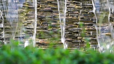 The waterfall with the beauty of nature Stock Footage 107001567