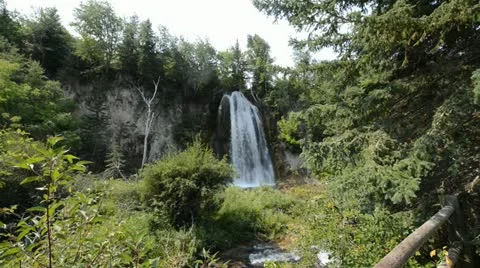 Waterfall in the Black Hills Stock Footage 20592191