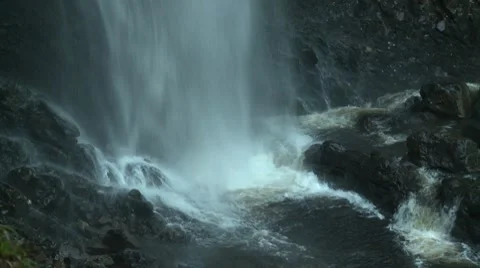 Waterfall Bottom Video stock 8570363