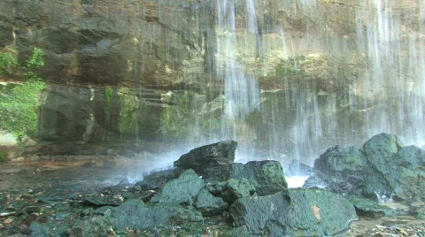 Waterfall Bottom to Top Stock-Footage 730796