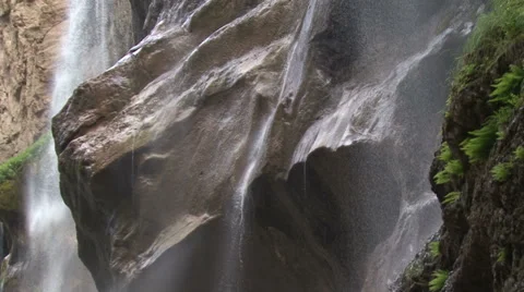 Waterfall. Bottom view Stock Footage 40401770