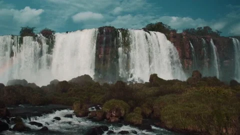 Waterfall in brazil 스톡 동영상 138068523