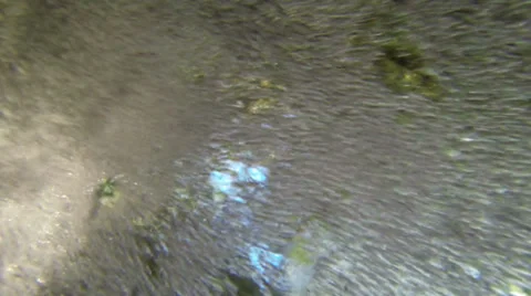 Waterfall Bubbles Stock Footage 34357678