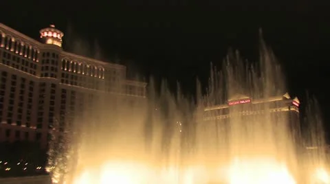 Waterfall At Caesars Palace in Las Vegas, Nevada 4 Video stock 18980907