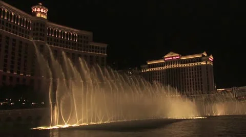 Waterfall At Caesars Palace in Las Vegas, Nevada 5 動画素材 18980992