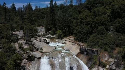 Waterfall in California Video stock 111594062