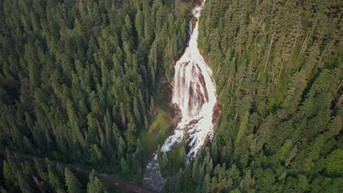 Waterfall In Canada Video stock 343773106