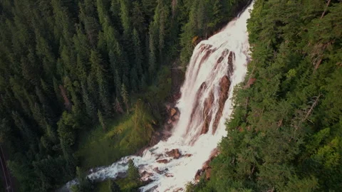 Waterfall In Canada Stock Footage 343773904
