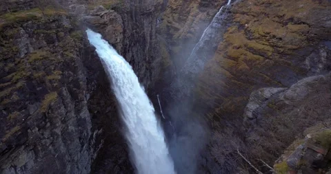 Waterfall canyon Stock Footage 188563074