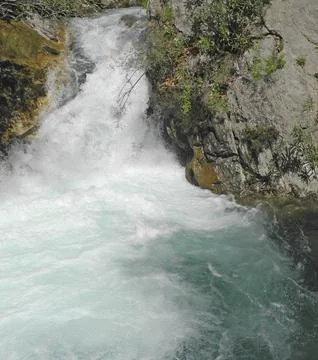Waterfall, canyon, gorge, cascade, rapids, Turkey, Turkish Riviera, river, Stock Photos