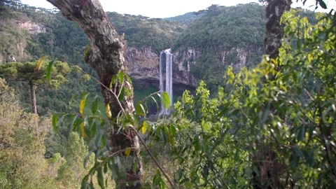 Waterfall of Caracol Stock Footage 197938431