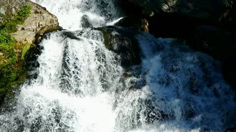 Waterfall Cascade Base Video stock 16562515