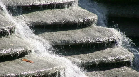 Waterfall cascade close up 库存影片 511161