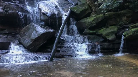 Waterfall cascade Stock Footage 138218851