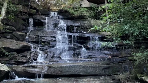 Waterfall cascade Video stock 172420387