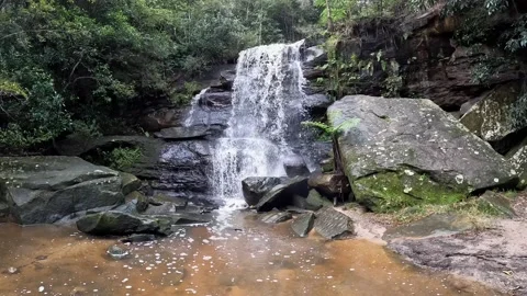 Waterfall Cascade Video stock 201078310