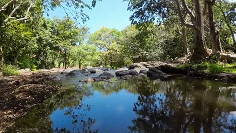 Waterfall cascade leon Stock Footage 293203625