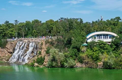 Waterfall cascade Foto stock