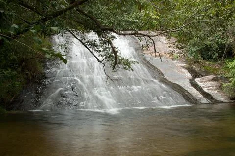 Waterfall Chapada Veadeiros Stock Photos